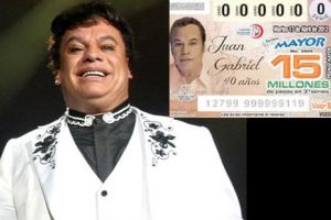 Imagen de Juan Gabriel estuvo en billetes de Lotería