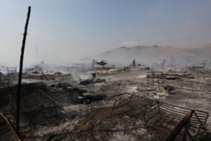 Incendio en Mala dejó 40 familias afectadas