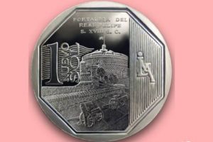 Lanzan moneda de un sol con diseño alusivo a la Fortaleza del Real Felipe