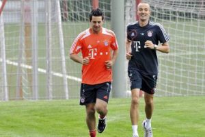 Pizarro comenzó sus entrenamientos en el Bayern Munich