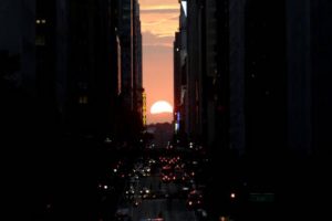 FOTOS: Manhattanhenge, la puesta de sol más esperada de la ‘Gran Manzana’