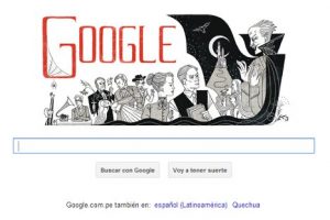 Google homenajea a creador de ‘Drácula’ con nuevo doodle