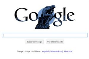 Google homenajea a escultor Auguste Rodin en aniversario de su nacimiento