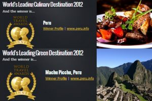 Perú fue elegido como el Mejor destino Culinario del Mundo por World Travel Awards 2012