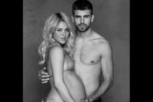 Shakira y Piqué se fotografiaron ‘semidesnudos’ para campaña a favor de los niños