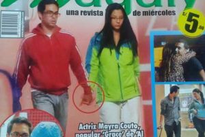 Actriz Mayra Couto bastante molesta por fotos ‘románticas’ junto a su novio