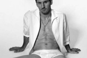 La ‘Pulga’ Messi se luce en ropa interior – FOTOS