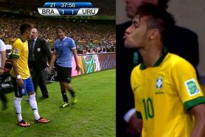 Copa Confederaciones 2013. Mira el beso de Neymar a su rival – Video