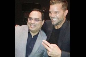 Gilberto Santa Rosa recibió visita de Ricky Martin en Broadway