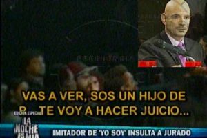 Yo Soy: ‘Luis Miguel’ insultó a Ricardo Morán tras ser eliminado – VIDEO
