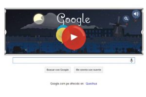Google homenajea a Claude Debussy con nuevo doodle
