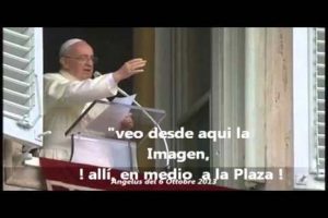 Papa Francisco saludó a imagen del Señor de los Milagros en Roma – VIDEO