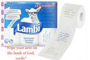 Inventan papel higiénico con pasajes de la Biblia.