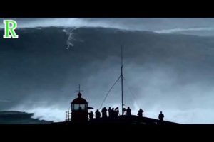 Surfista brasilero habría corrido la ola más gigante en Portugal – VIDEO