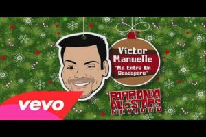 Escuche «Me entra un desespero» la nueva canción navideña de Víctor Manuelle