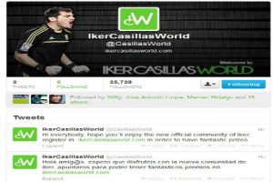 Iker Casillas se unió a Twitter