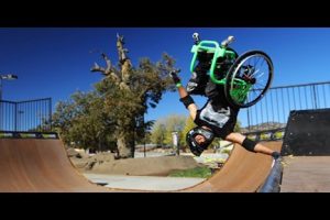 Inspirador: joven minusválido realiza acrobacias en silla de ruedas – VIDEO