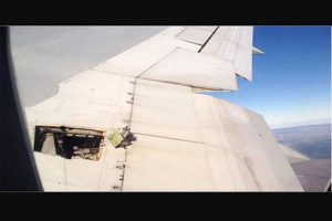 Escalofriante: pasajera tuiteaba mientras el ala del avión se rompía