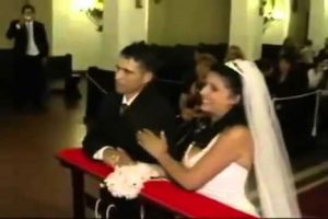 Novio arruinó su boda en tan solo 3 segundos – VIDEO