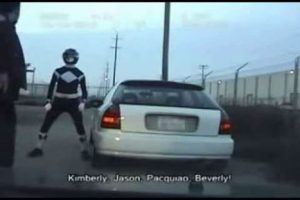 Power Ranger ebrio protagoniza divertido video – VIDEO