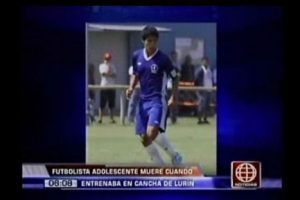 Joven futbolista falleció durante entrenamientos