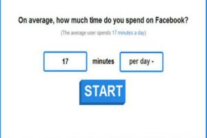 Aplicación determina cuánto tiempo pasamos en Facebook al día