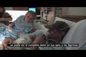 Mujer dio a luz antes para que su esposo conociera a su bebé antes de morir -VIDEO