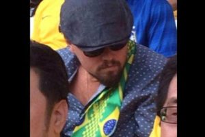 Leonardo DiCaprio presente en partido Brasil – Croacia