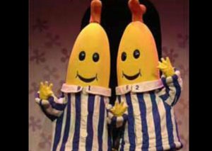 ¿Sabes quiénes vistieron los trajes de Bananín y Bananón?