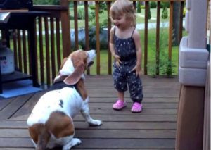 Una tierna niña danza con su gracioso perro y se vuelven viral