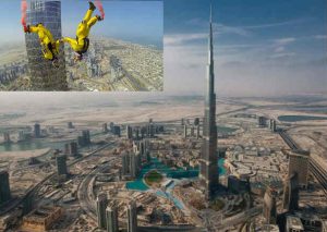 ¡Asombroso! Mira el salto desde el edificio más alto del mundo (VIDEO)