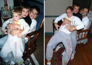 Tres hermanos dieron original regalo a su madre – FOTOS