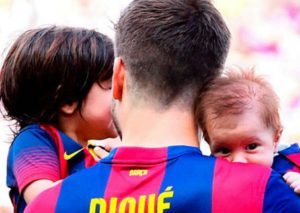 Gerard Piqué comparte tierna foto al lado de sus hijos Milan y Sasha