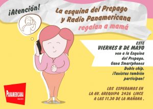 ¡Radio Panamericana y la Esquina del Prepago regalan a mamá!