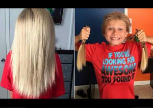 Soportó burlas por dos años para poder donar su cabello a niños con cáncer (FOTOS)