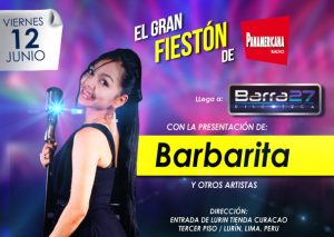 ¡Ven al Gran Fiestón de Radio Panamericana con Barbarita!