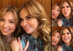 ¿Qué hacen Thalía y Gloria Trevi juntas? (VIDEO)