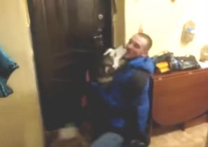 Emocionado perro se reencuentra con su dueño y se vuelve ‘loco’ (VIDEO)