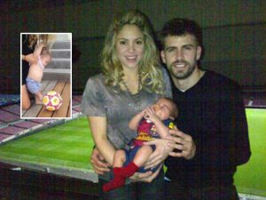 El hijo de Shakira con tan solo seis meses ya patea la pelota (VIDEO)