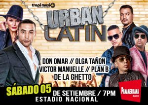 Radio Panamericana te invita al Urban Latin, este 5 de setiembre