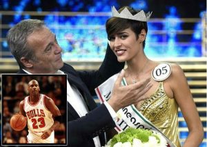 Miss Italia dijo que su ‘italiano favorito’ es Michael Jordan…