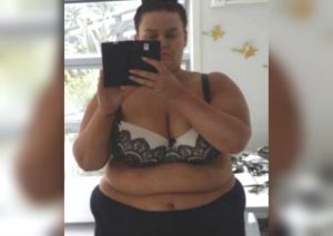 Ella logró bajar 90 kilos y sus fotos sorprenden en las redes sociales