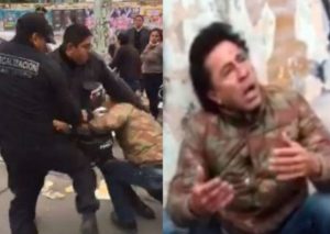 San Isidro:Serenazgo agredió salvajemente a motociclista que intentó defender a un vendedor ambulante (VIDEO)
