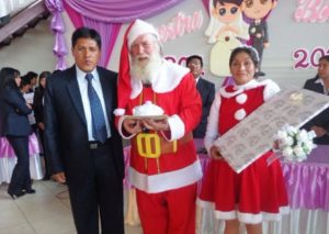 Junín: Pareja se casó vestida de Papá Noel y Mamá Noela