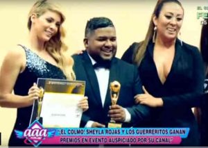 Rodrigo González reaccionó de la peor forma tras premiación a Sheyla Rojas