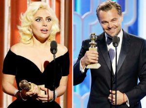 Globos de Oro 2016: Mira lo que pasó entre Leonardo DiCaprio y  Lady Gaga – VIDEO