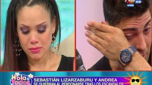 Andrea San Martín y Sebastián Lizarzaburu se reconcilian entre lágrimas -VIDEO