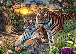 ¡Reto mental! ¿Cuántos tigres ves en la imagen?