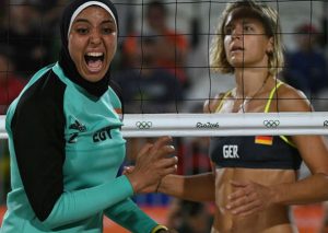 Río 2016: Partido de voley playa entre Egipto y Alemania se convierte en viral