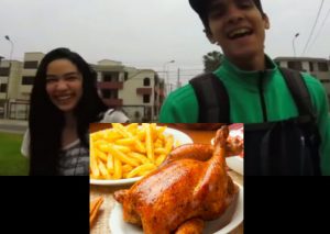 YouTube: Pareja de venezolanos decidieron preparar pollo a la brasa y …